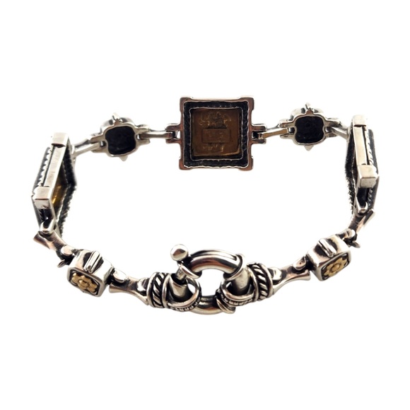 Tagliamonte 18K Yellow Gold & Sterling Psyche & Eros Bracelet #18556 - Picture 5 of 8